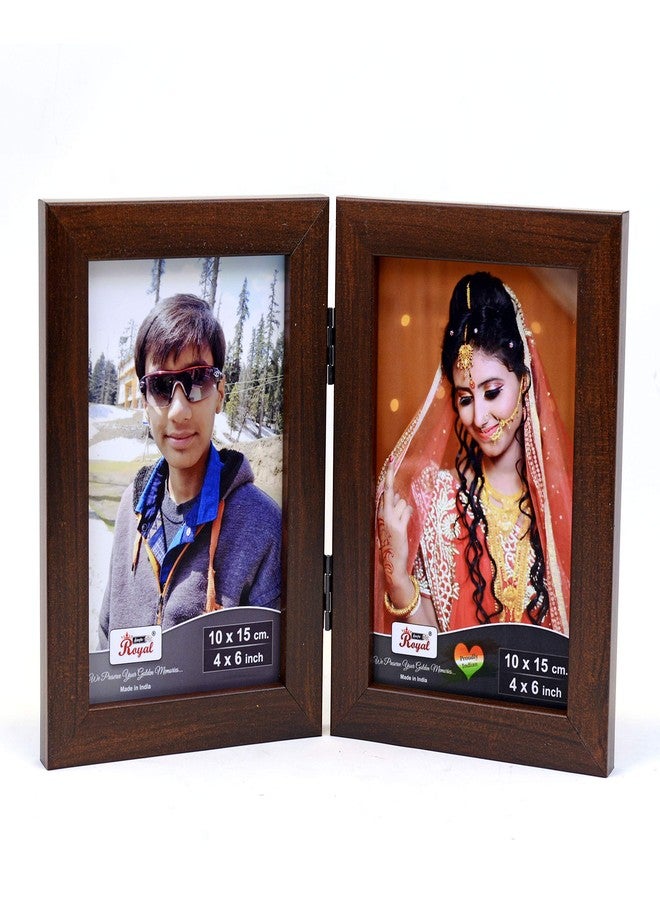 AJANTA ROYAL إطار صور أجانتا رويال للزوجين: A-25B (4x6) (بني) - Image 1